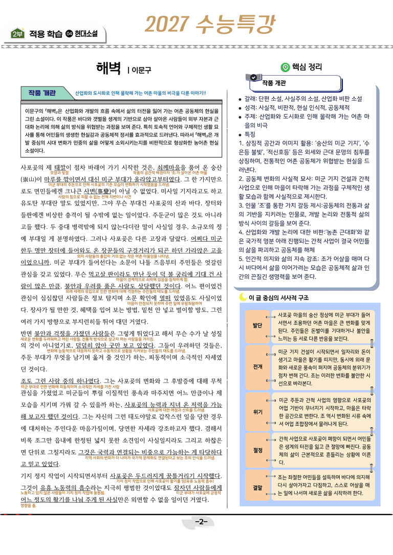 [2027 수능특강 문학] 현대소설 08강_분석 및 객관식 (17문제)_preview_2