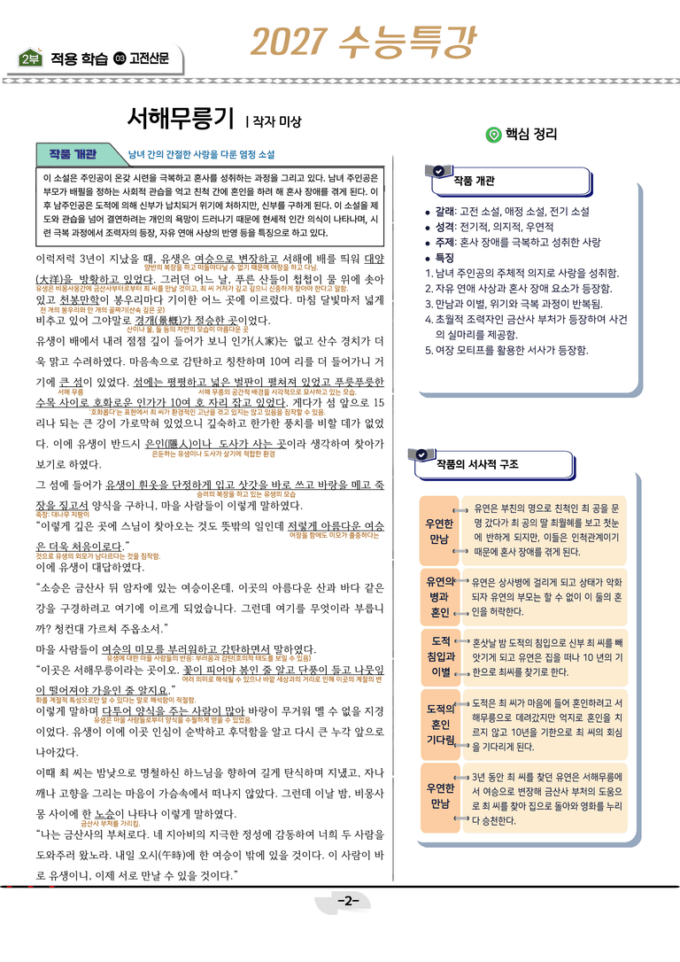 [2027 수능특강 문학] 고전산문 03강_분석 및 객관식 (15문제)_preview_2