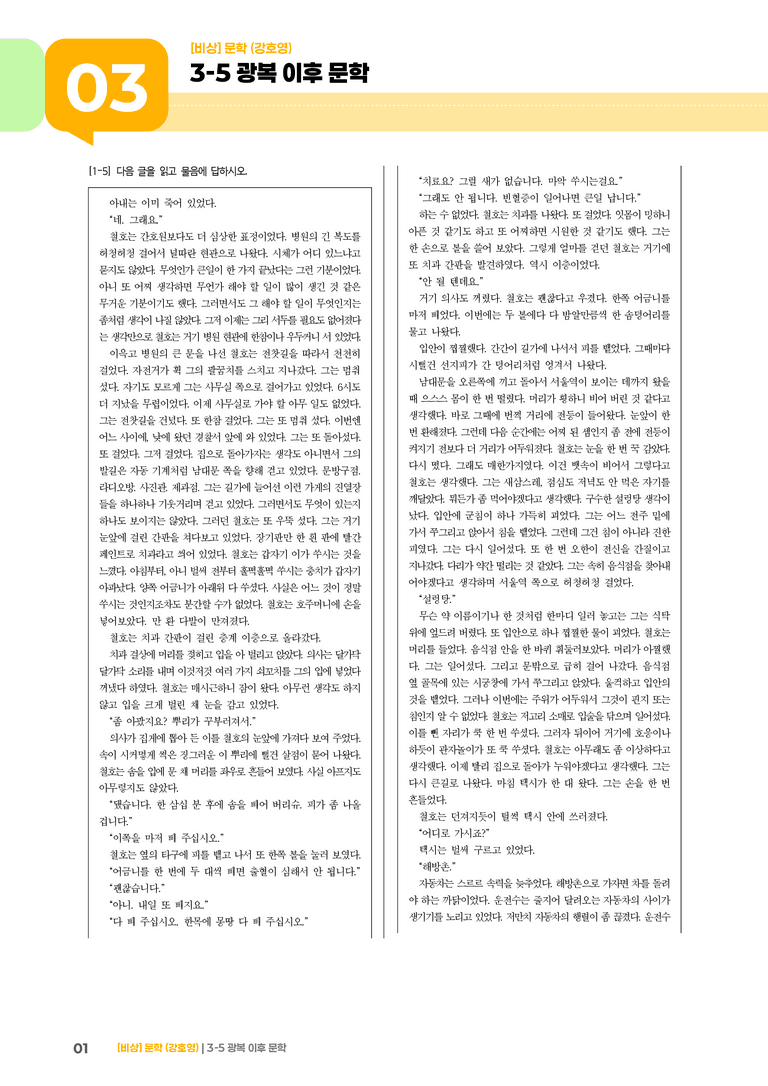 광복 이후 문학_기출 적중 문제02_preview_1