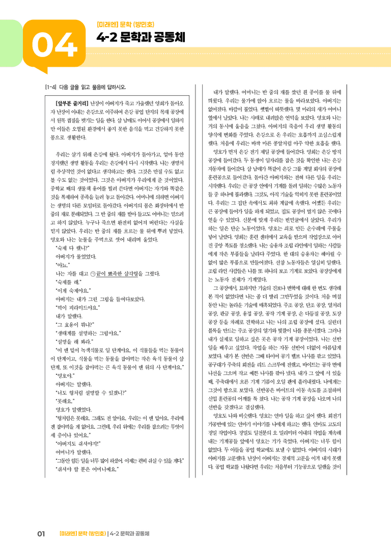 문학과 공동체_기출 적중 문제01_preview_1