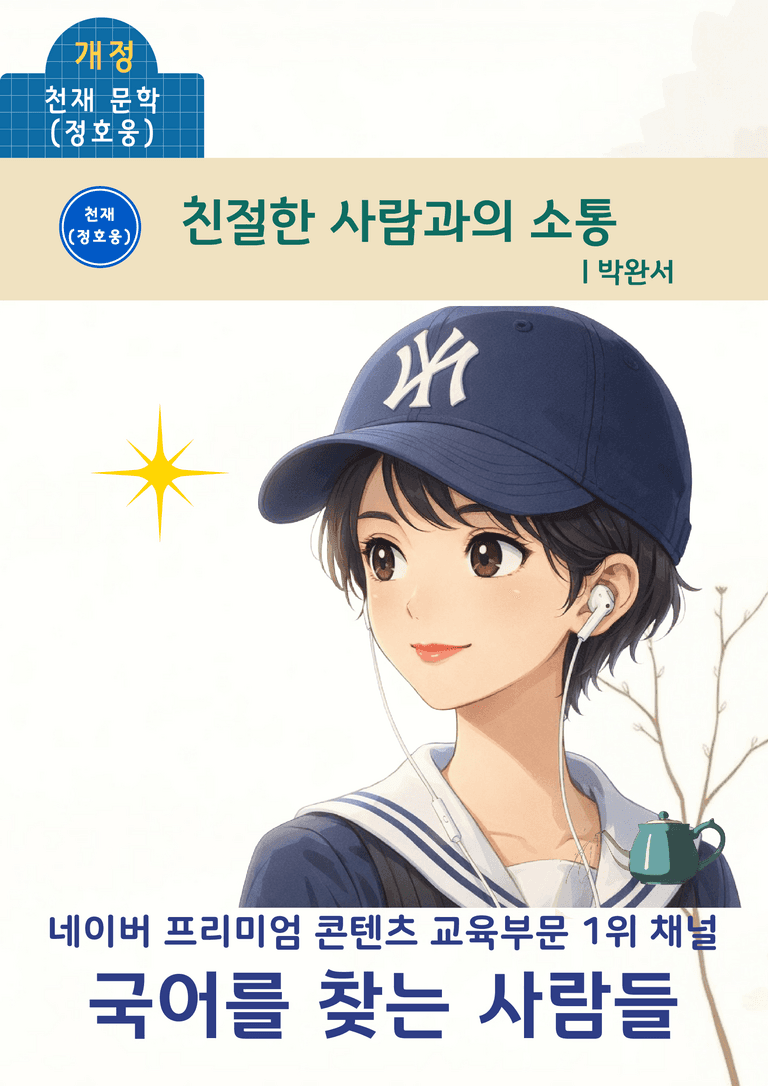 [문학] 천재(정) 1-(2) 친절한 사람과의 소통_분석 및 객관식 (23문제)_preview_1
