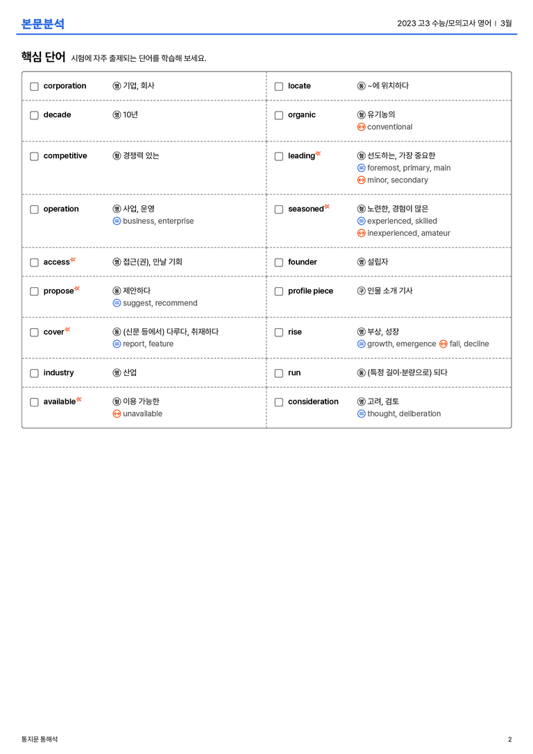 2023 고3 수능/모의고사 영어 3월 본문분석_preview_2
