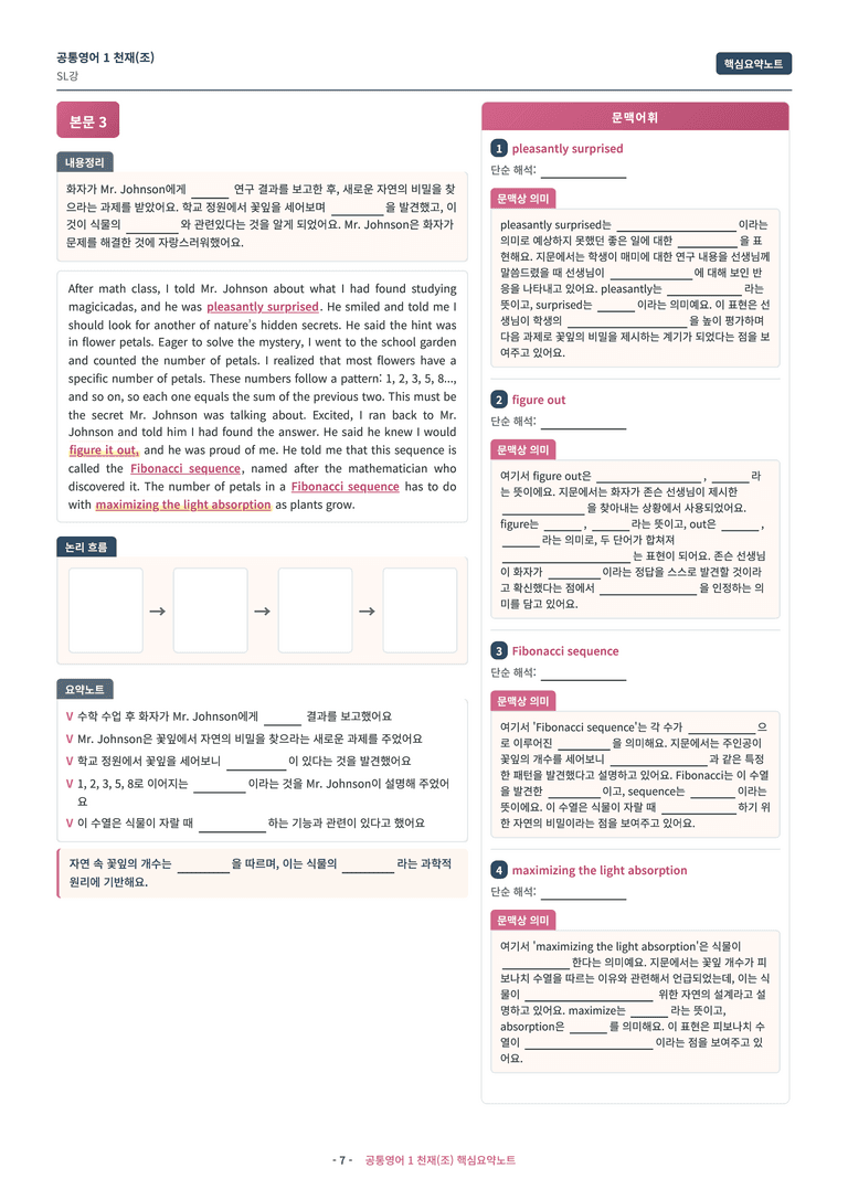 🩷[공통1] 천재(조) SL과 핵심요약노트🩷 by 대치동 시크릿
_preview_7