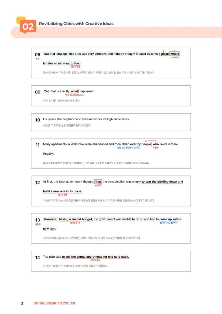 [NE능률] 공통영어 2 (오선영) 2과 | STEP1 본문분석_preview_3