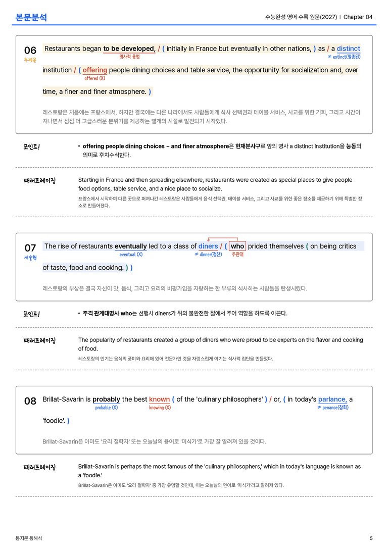 수능완성 영어 수록 원문(2027) Chapter 04 본문분석_preview_5