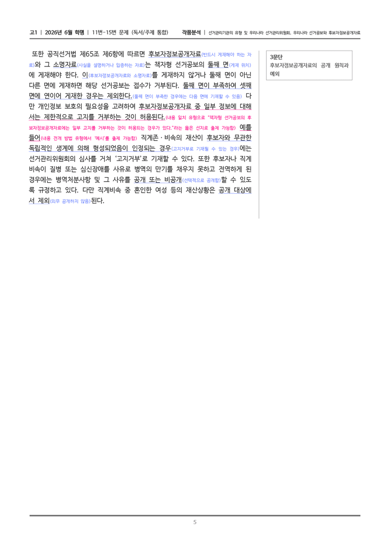 [고1] 2026년 6월 학평 11-15번 (독서 주제통합)_작품분석_preview_5