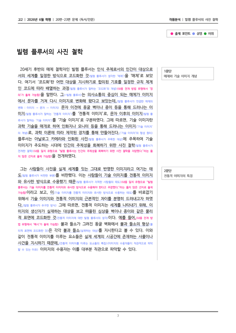 [고2] 2026 모의고사 6월 | 20-23번 (독서 인문)_작품분석_preview_3
