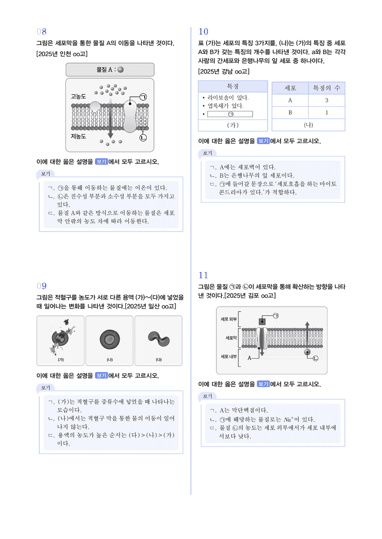 3-5 생명 시스템의 기본단위 | STEP3 최신기출변형_preview_3