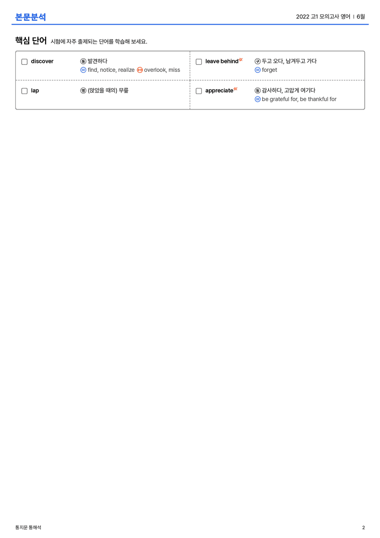 2022 고1 모의고사 영어 6월 본문분석_preview_2