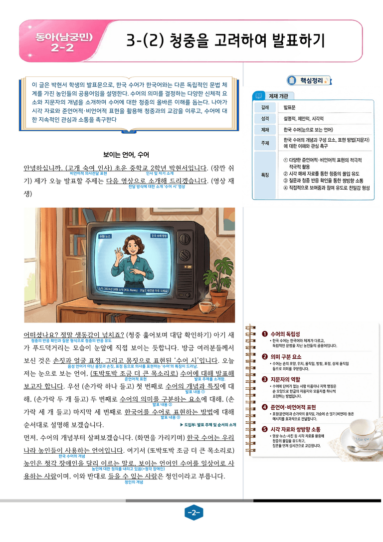 [동아(남궁민)_2-2]3-(2) 청중을 고려하여 발표하기_preview_2