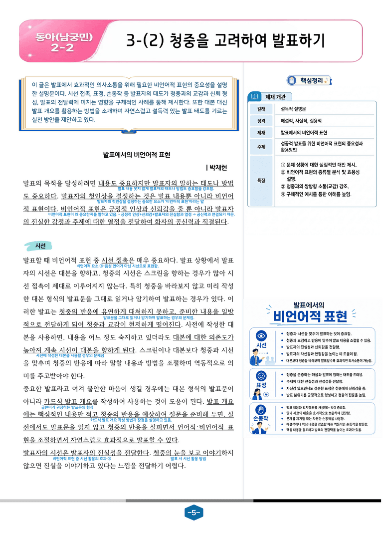[동아(남궁민)_2-2]3-(2) 청중을 고려하여 발표하기_preview_5