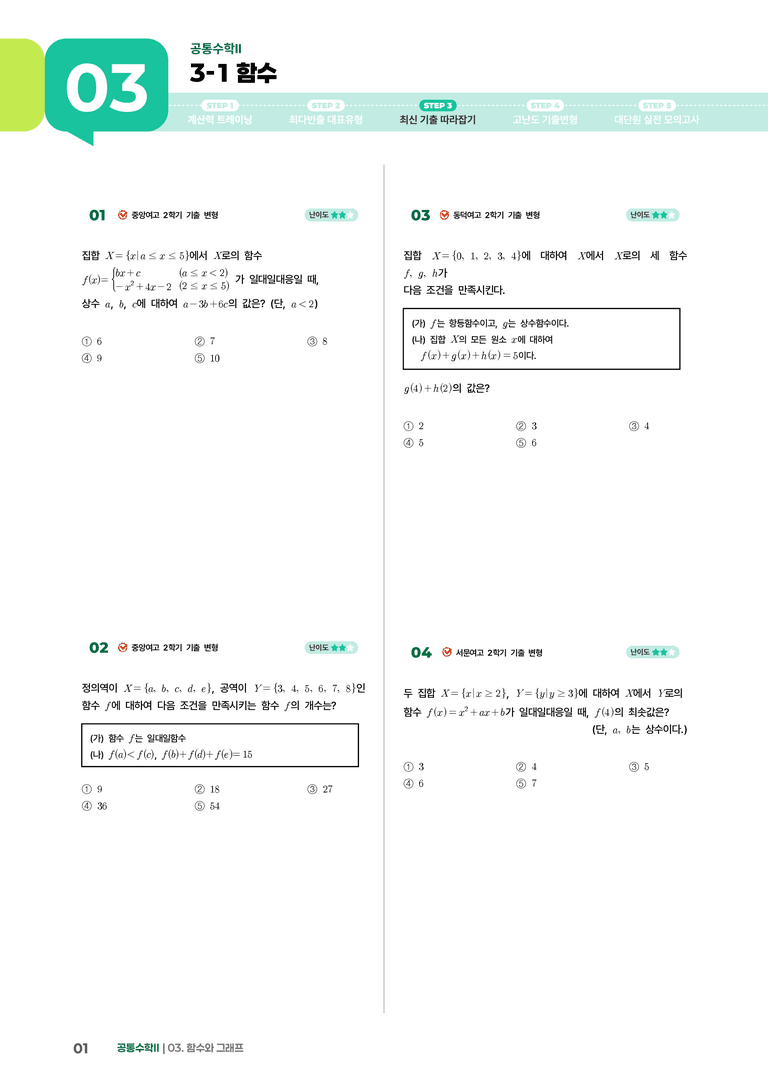 3-1 함수 | STEP3 최신기출변형_preview_1