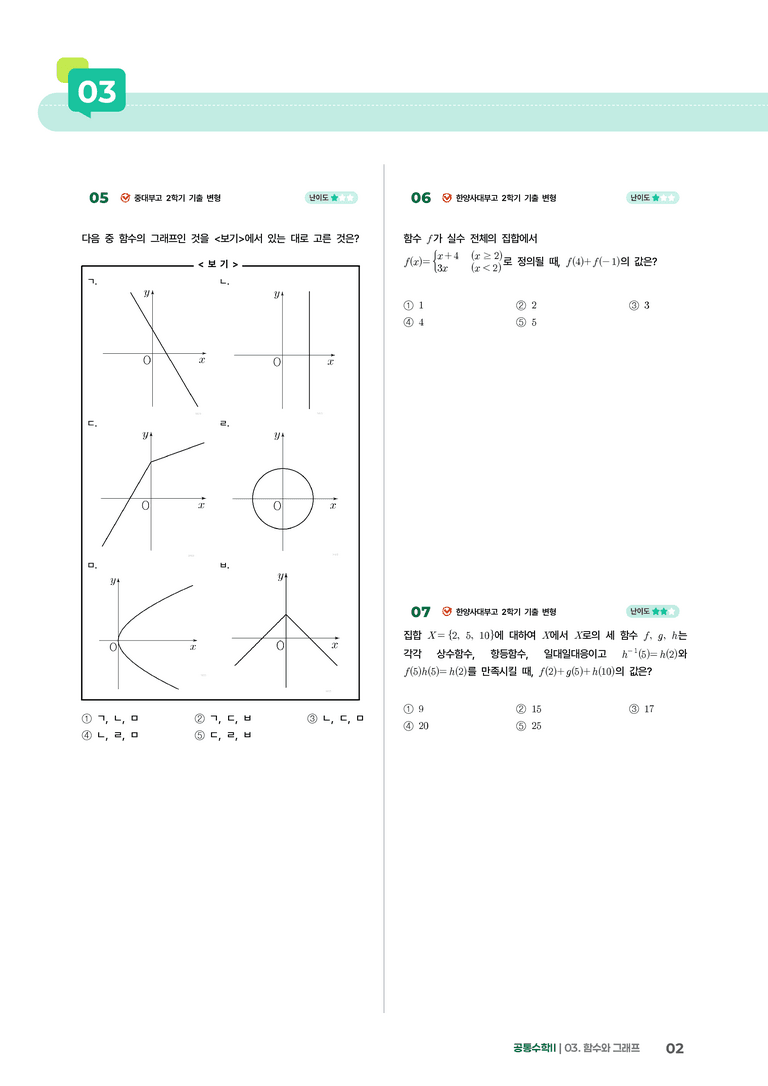 3-1 함수 | STEP1 개념확인문제_preview_2