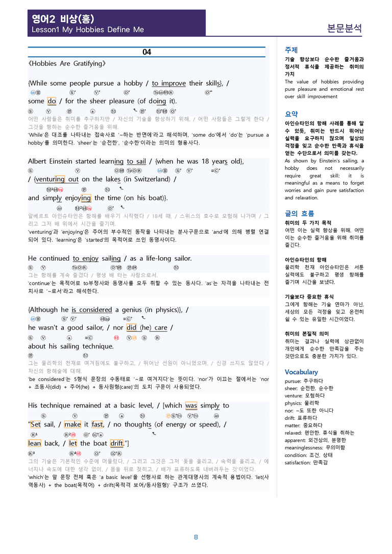 [1등급의 모든 핵심] 고등 영어 Ⅱ 비상(홍) 1과 변형문제 워크북 12종 올인원_preview_8