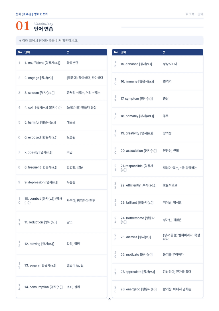 영어2_천재조수경 2과 한권에 내신타파 워크북+객관식 by 모던영어_preview_9