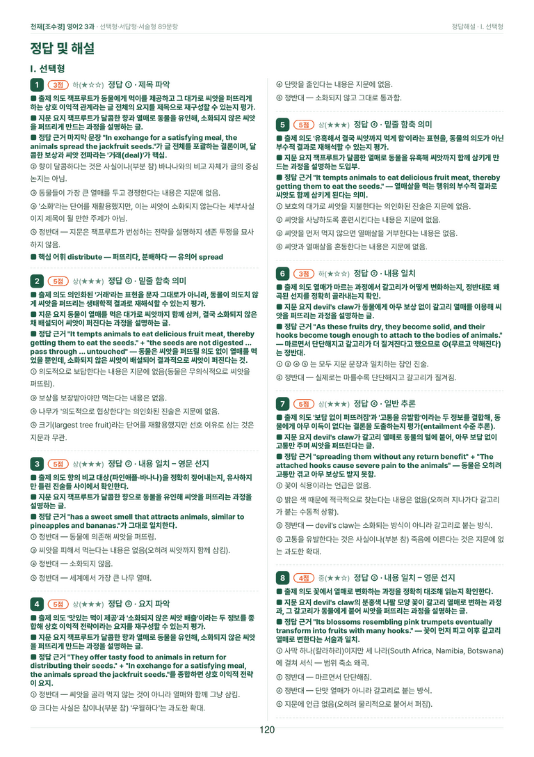 영어2_천재조수경 3과 한권에 내신타파 워크북+객관식 by 모던영어_preview_120