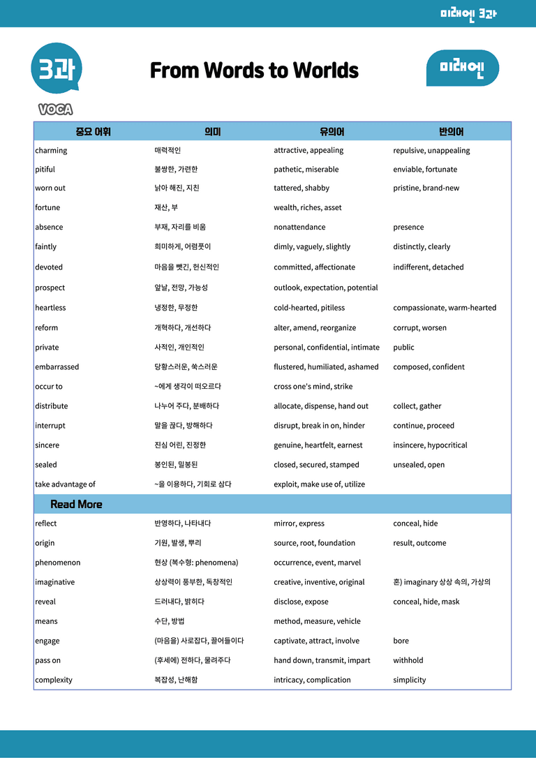 영2-미래엔_3과-분석본+수업용+한줄해석 by 위메북_preview_3
