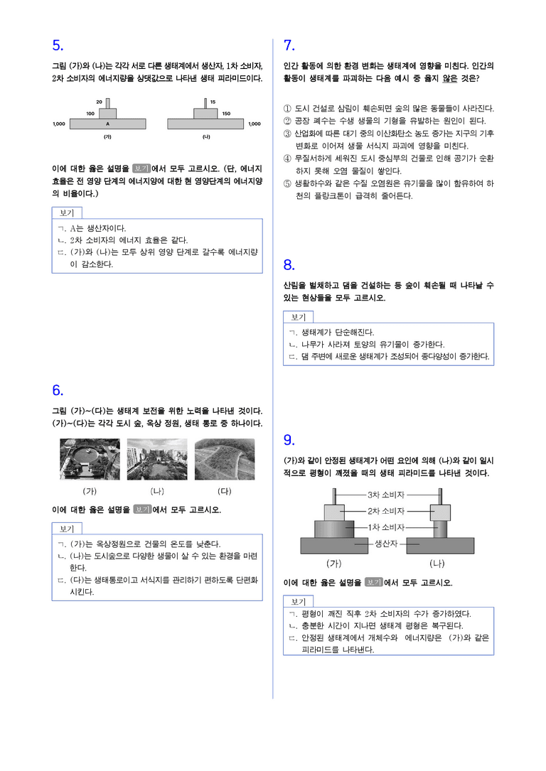2-2 생태계 평형 l STEP2 최다빈출대표유형_preview_2