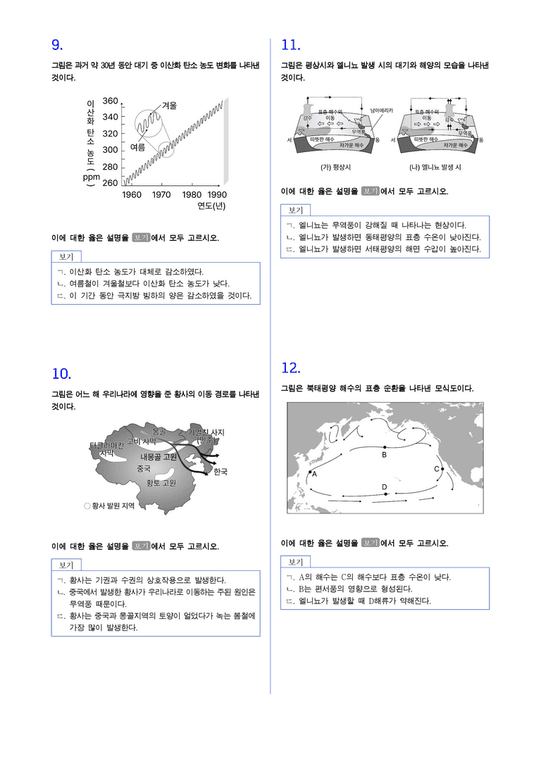 2-3 지구 환경 변화와 인간 생활 l STEP2 최다빈출대표유형_preview_3