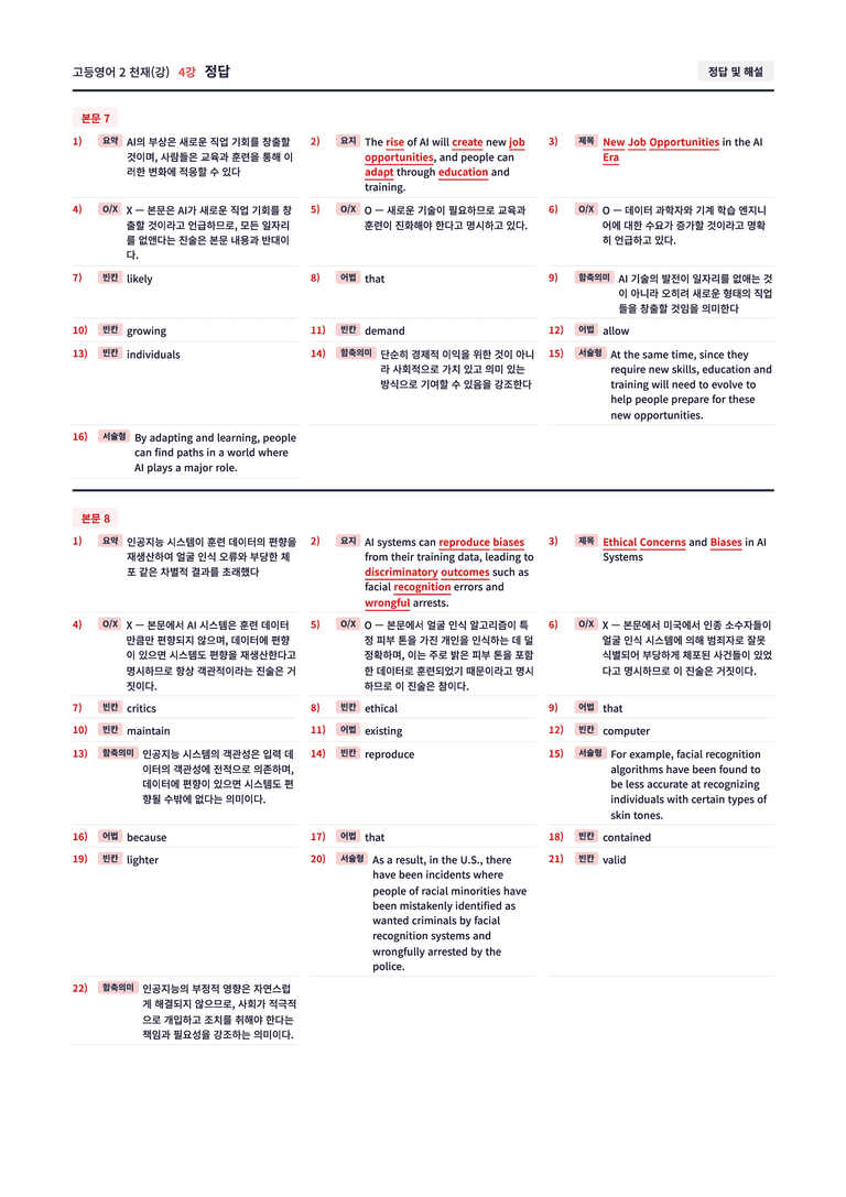 ❤️[고등영어2] 천재(강) [4강] [직전보강+삽화+통합문제]❤️ by 대치동 시크릿_preview_52