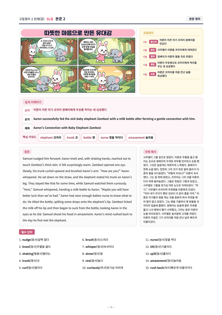 ❤️[고등영어2] 천재(강) [SL강] [직전보강+삽화+통합문제]❤️ by 대치동 시크릿_preview_4