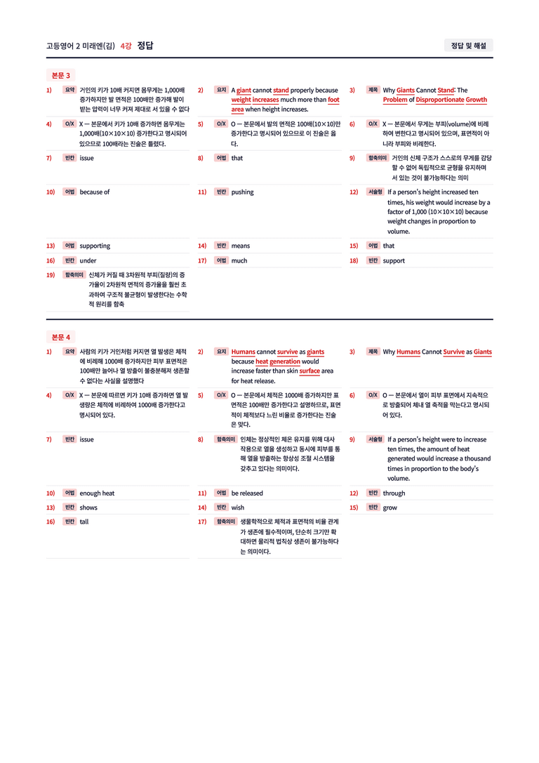 ❤️[고등영어2] 미래엔(김) [4강] [직전보강+삽화+통합문제]❤️ by 대치동 시크릿_preview_47
