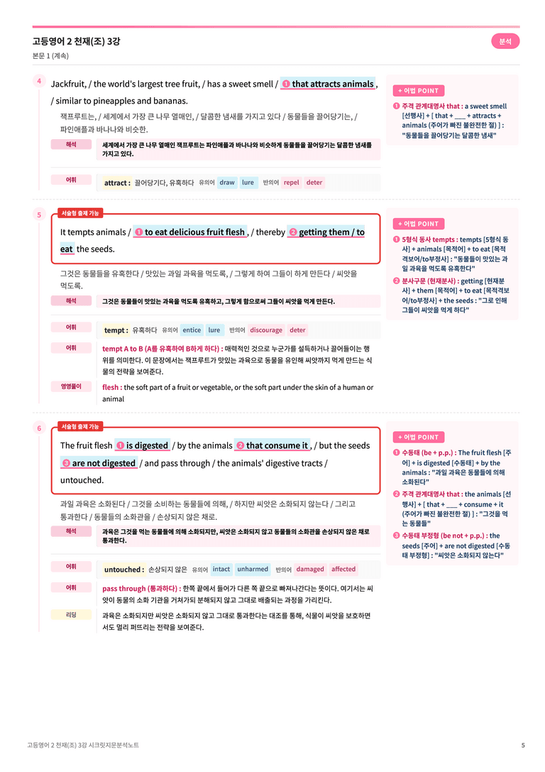 ❤️고등영어2 천재(조) 3강 [지문분석+단어장+파이널체크]❤️ by 대치동 시크릿_preview_5