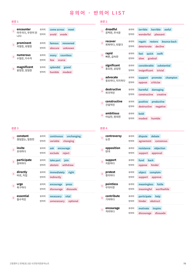 ❤️고등영어2 천재(조) 5강 [지문분석+단어장+파이널체크]❤️ by 대치동 시크릿_preview_70