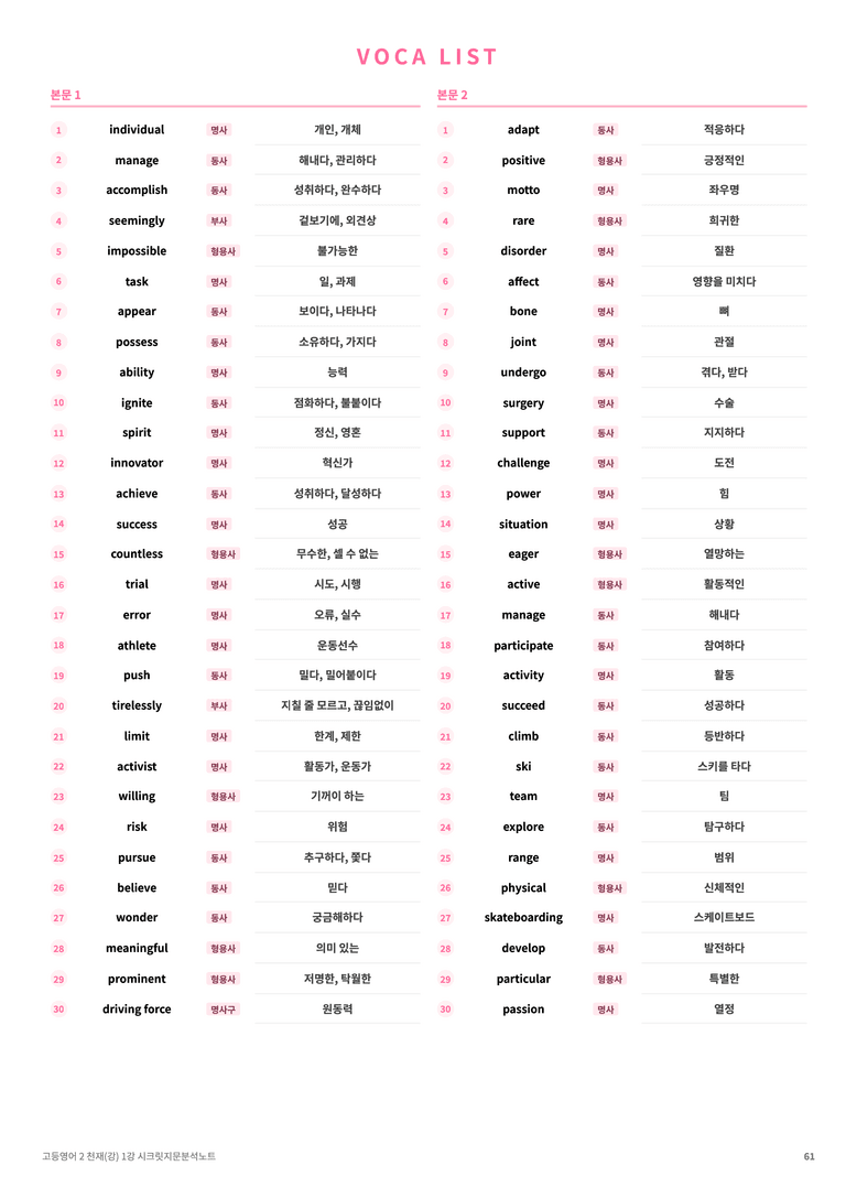 ❤️고등영어2 천재(강) 1강 [지문분석+단어장+파이널체크]❤️ by 대치동 시크릿_preview_61