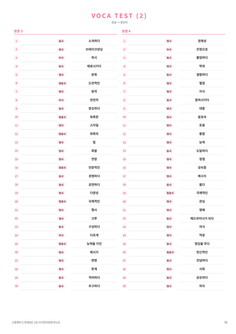 ❤️고등영어2 천재(강) 1강 [지문분석+단어장+파이널체크]❤️ by 대치동 시크릿_preview_72