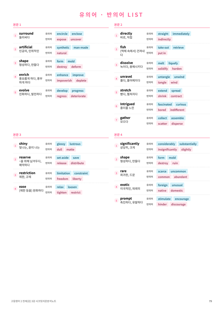 ❤️고등영어2 천재(강) 3강 [지문분석+단어장+파이널체크]❤️ by 대치동 시크릿_preview_79