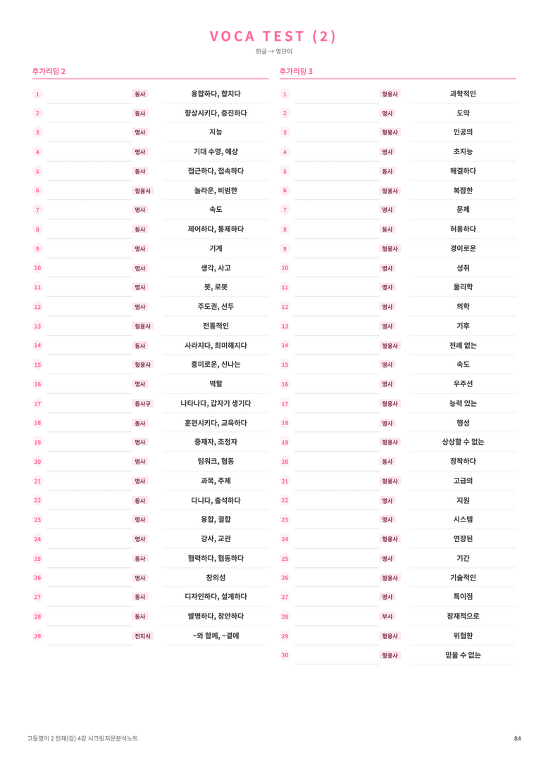 ❤️고등영어2 천재(강) 4강 [지문분석+단어장+파이널체크]❤️ by 대치동 시크릿_preview_84