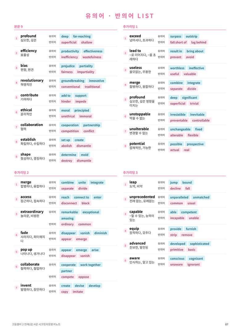 ❤️고등영어2 천재(강) 4강 [지문분석+단어장+파이널체크]❤️ by 대치동 시크릿_preview_87