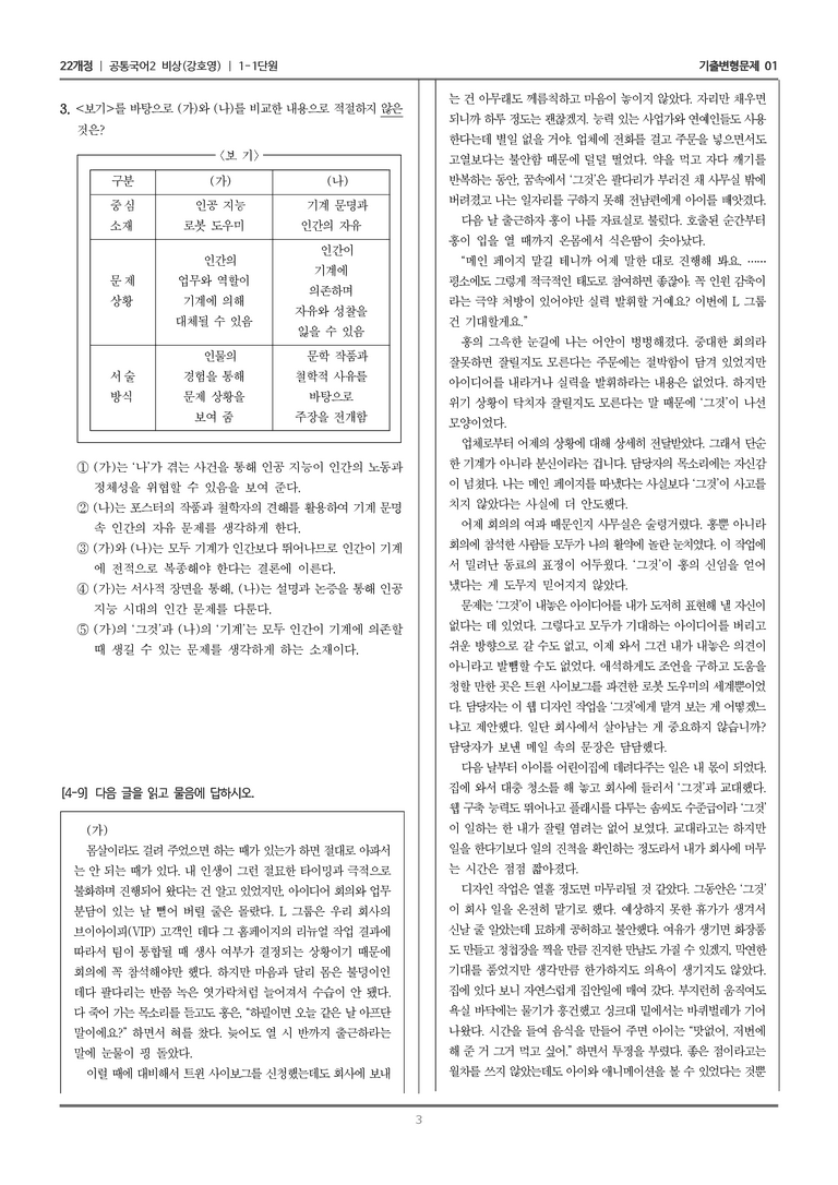 1-1 인공 지능을 보는 다양한 관점_기출 적중 문제01_preview_3