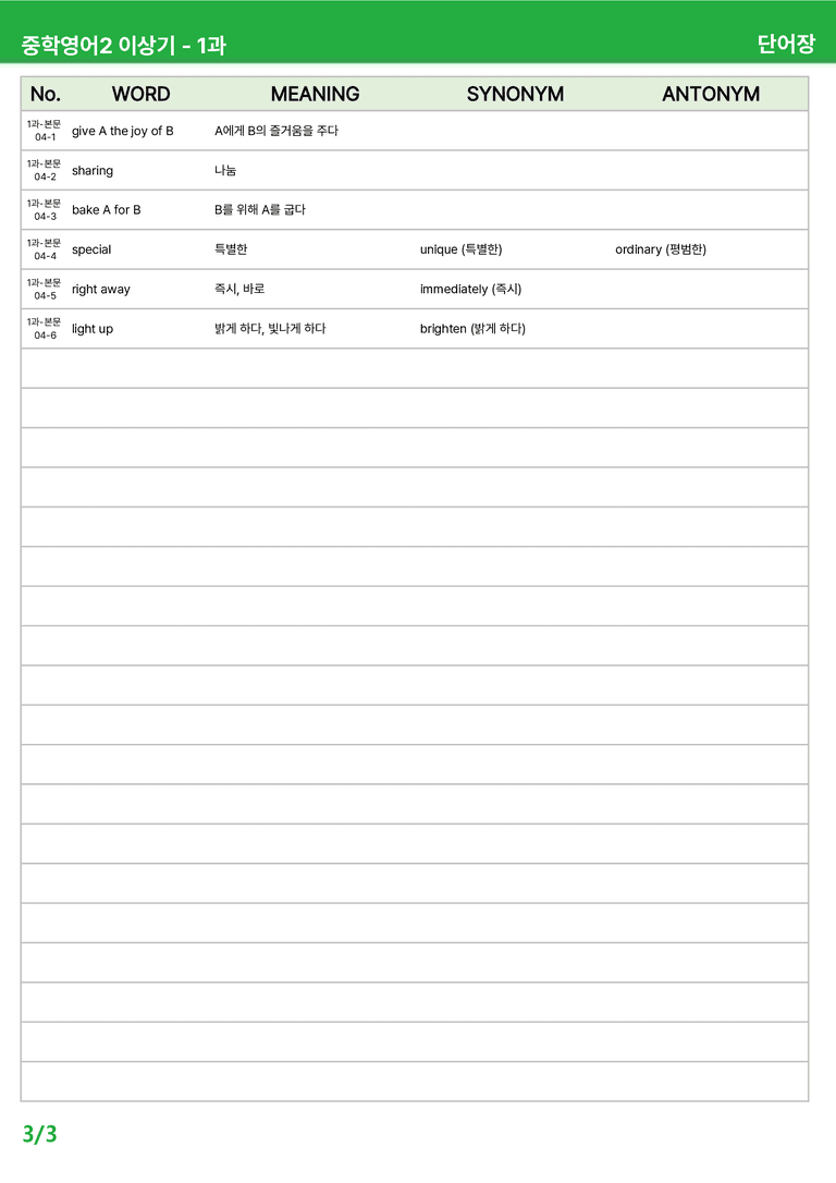 [22개정] 중학영어2 천재(이) 1-2과 본문분석 by 시드잉글리쉬_preview_27