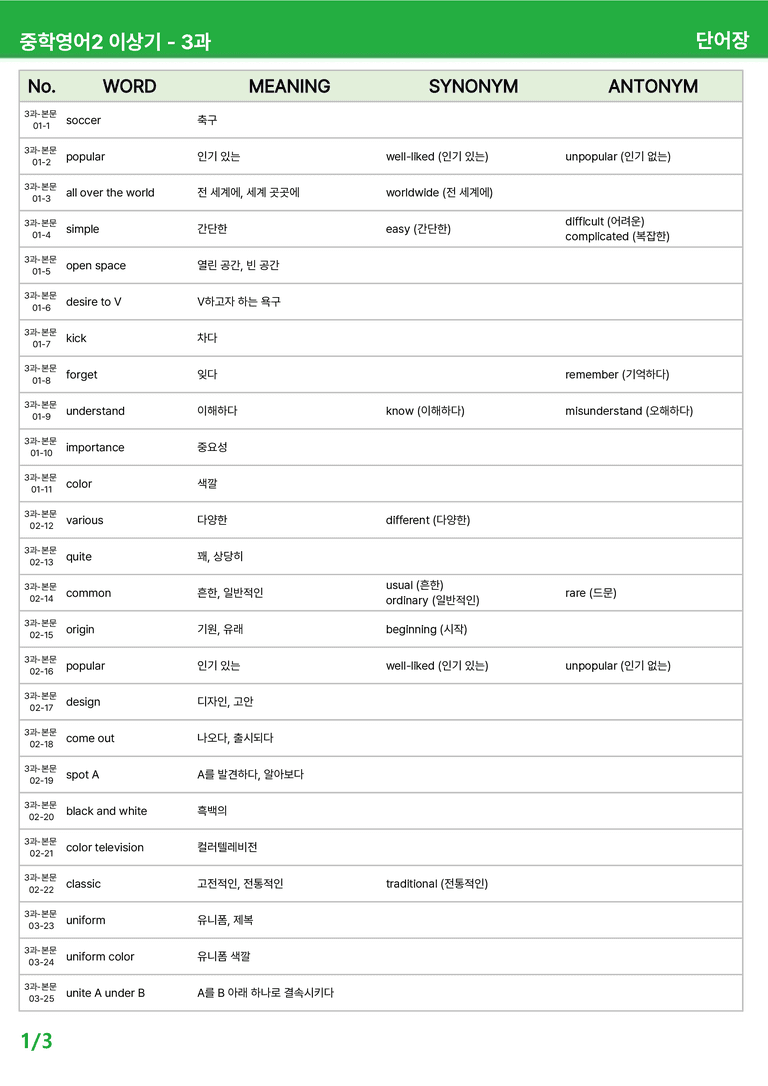 [22개정] 중학영어2 천재(이) 3-4과 본문분석 by 시드잉글리쉬_preview_29