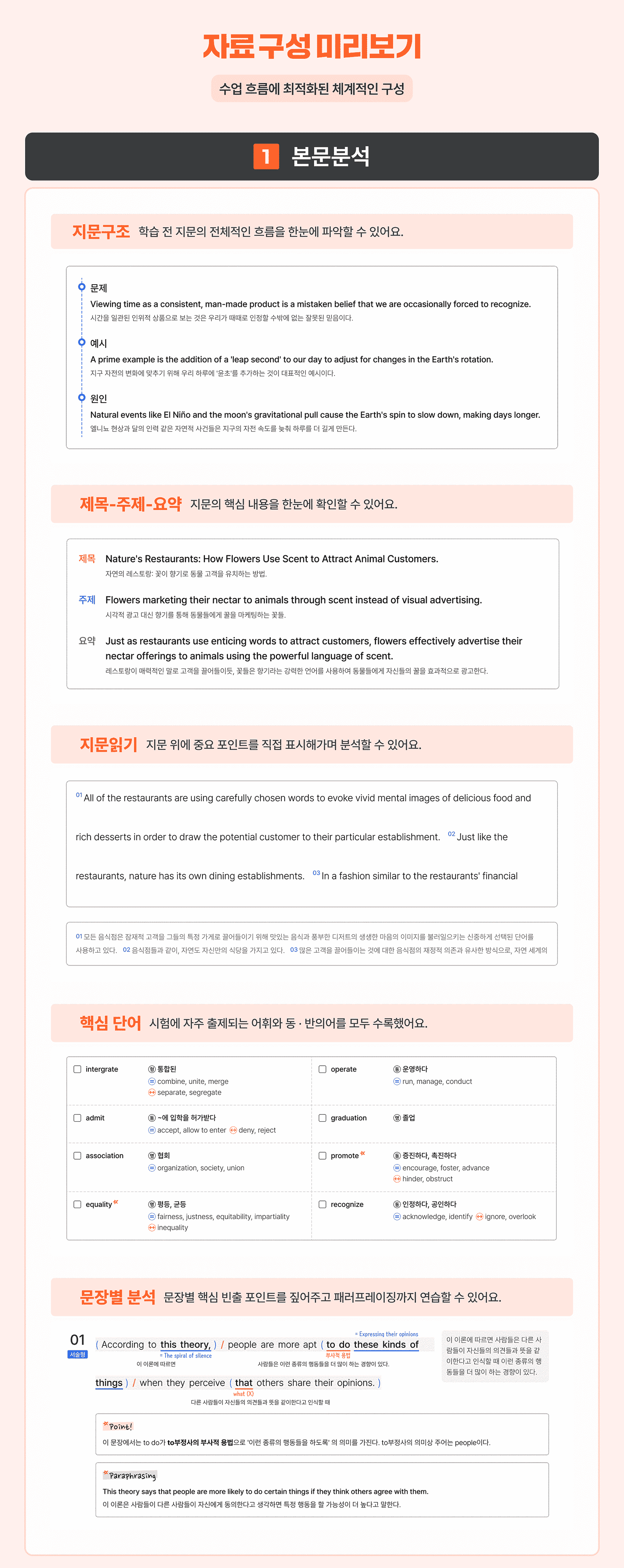 올림포스 전국연합학력평가 기출문제집 영어독해 고1 (2026) UNIT 13 내신기출문제 1회차_promotion