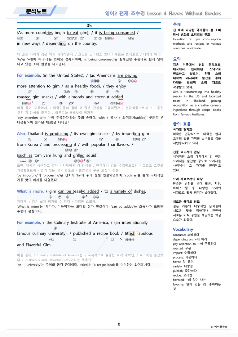 고등영어2 천재 조수경 분석노트 4강 4과 by 메이플북스 22년 개정_preview_8