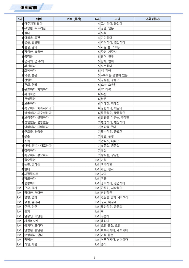 고등영어2 천재 조수경 워크북 12종 5강 5과 메이플북스 22년 개정_preview_7