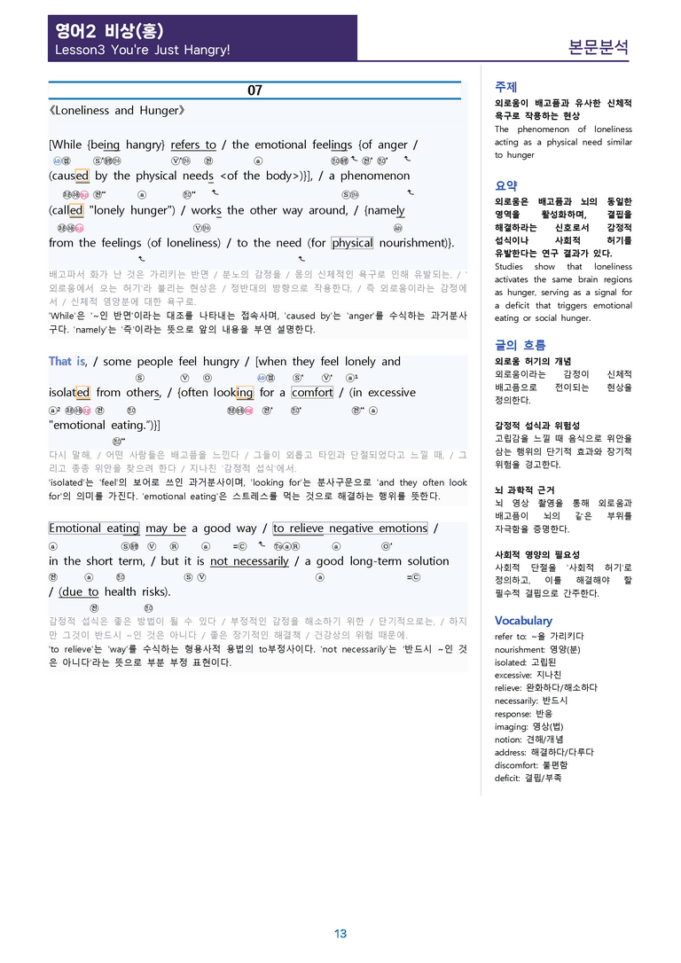 [1등급의 모든 핵심] 고등 영어 Ⅱ 비상(홍) 3과 분석노트_preview_13