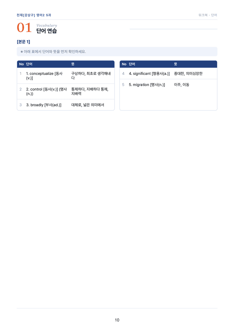 영어2_천재강상구 5과 한권에 내신타파 워크북+객관식 by 모던영어_preview_10