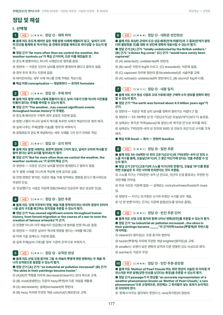 영어2_천재강상구 5과 한권에 내신타파 워크북+객관식 by 모던영어_preview_177