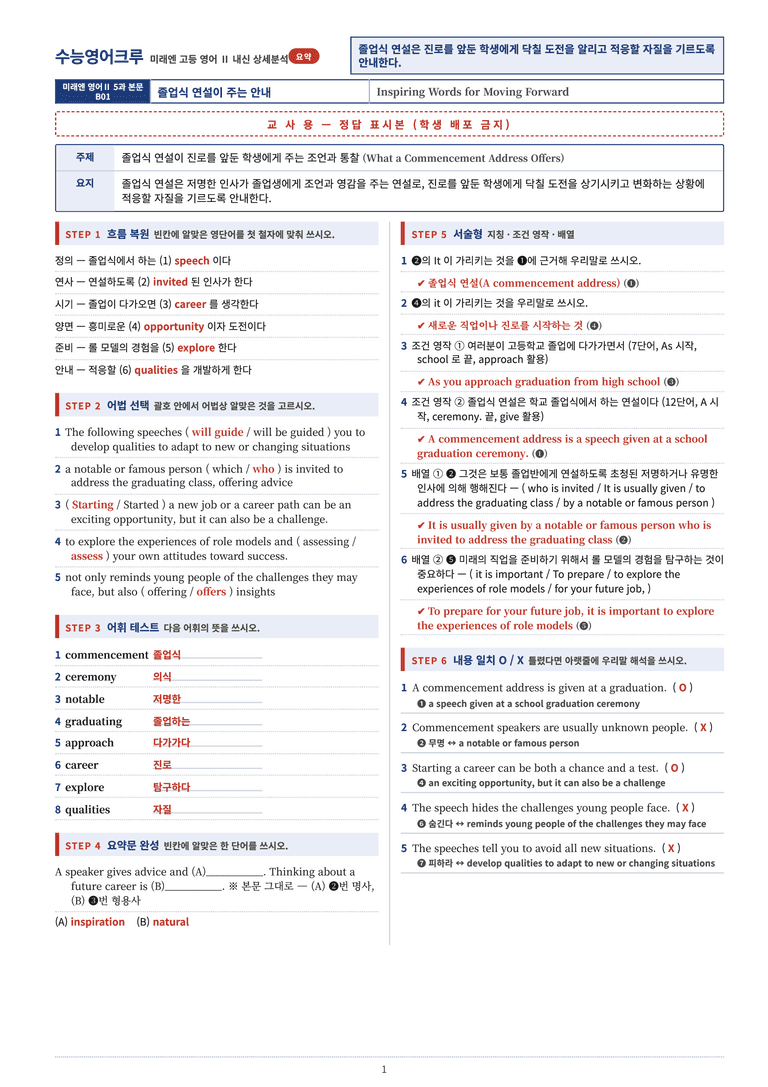 [미래엔] 고등 영어 Ⅱ (김성연) 05단원 분석 워크북(수업용자료) by 수능영어크루_preview_41
