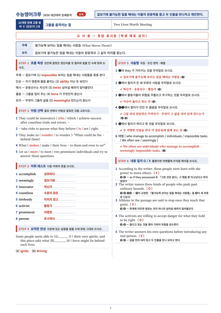 [천재] 고등 영어 Ⅱ (강상구) 01단원 분석 워크북(수업용자료) by 수능영어크루_preview_42