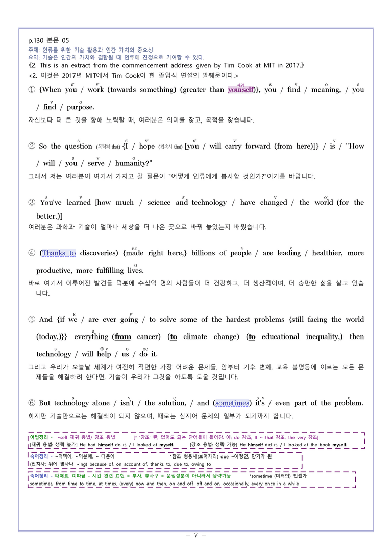 영어2 미래엔 김성연 [분석] Sample Analysis 05과 by 와츄노_preview_7