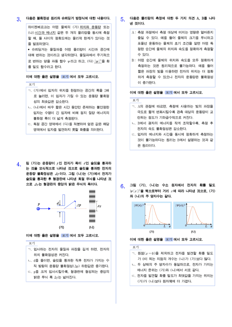3-2 터널 효과와 불확정성 원리 | STEP2 최다빈출대표유형_preview_2