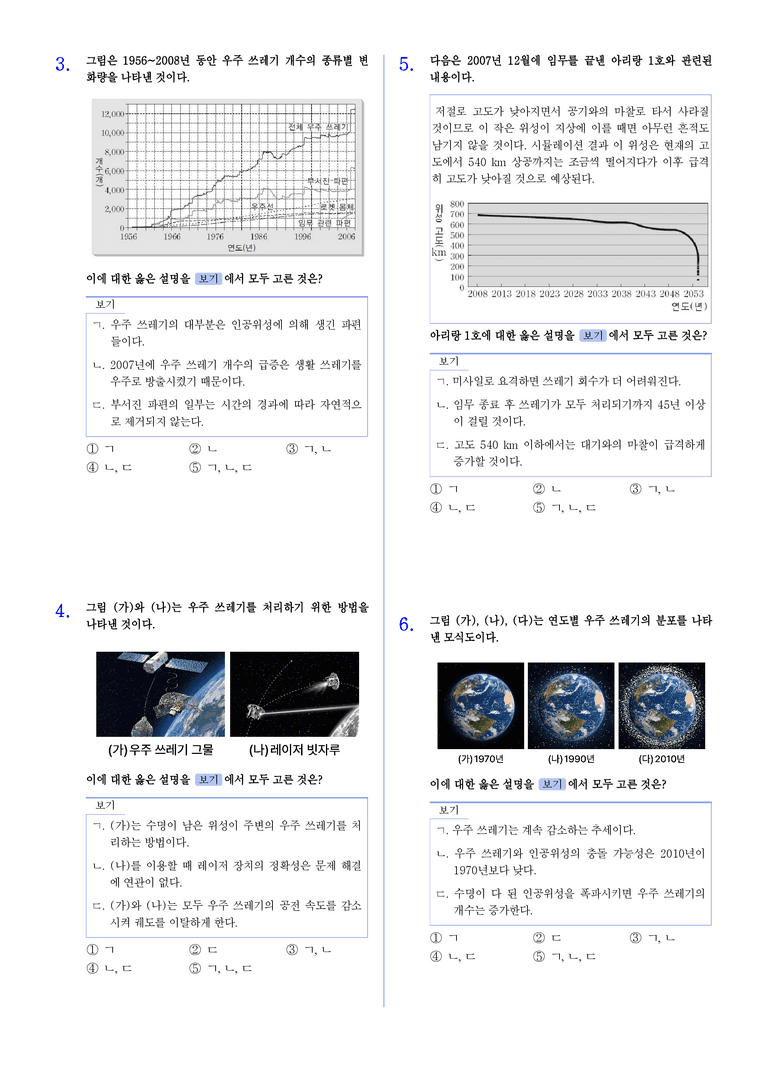 1-2 태양 활동 및 우주 위험 감시 | STEP2 최다빈출대표유형_preview_2