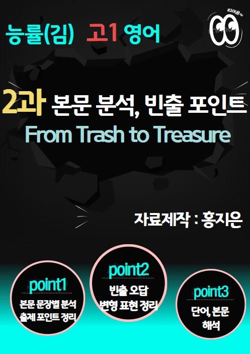 product-thumbImg-[고1영어] 능률(김성곤) 2과 본문 분석, 출제포인트, 한글해석