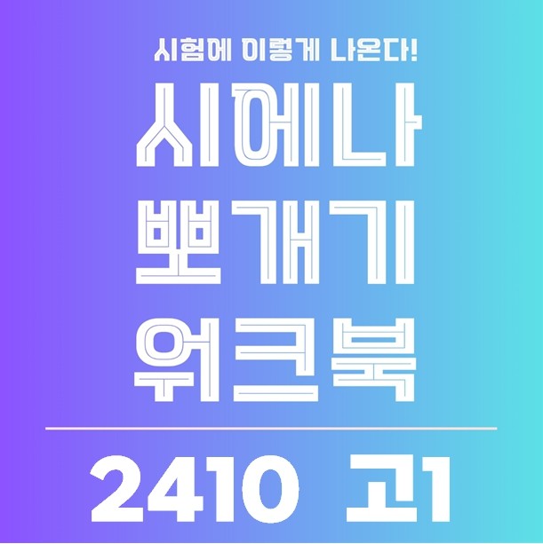 product-thumbImg-2024년 10월 고1 시에나 뽀개기북(워크북)