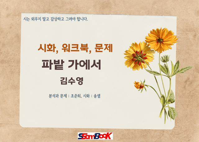 product-thumbImg-[쌤북]파밭 가에서(워크북, OX문제, 작품 특징, 객관식 10문제)